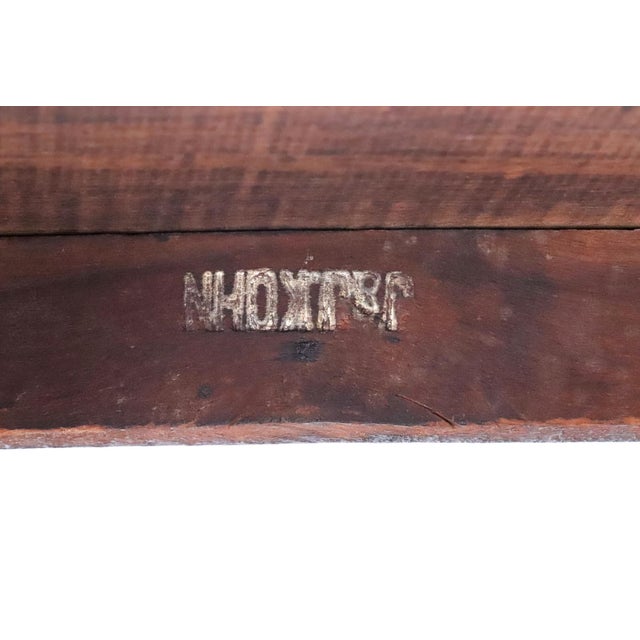 Vintage Art Nouveau J. & J. Kohn Beech Bentwood Table For Sale - Image 12 of 14