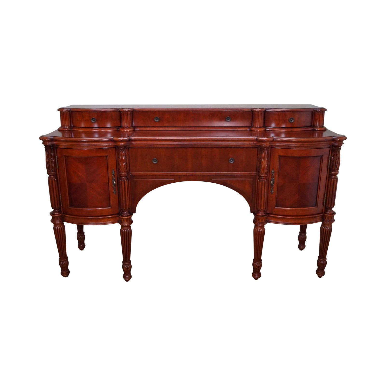 Pulaski Antique Roadshow Cherry Sheraton Sideboard | Chairish