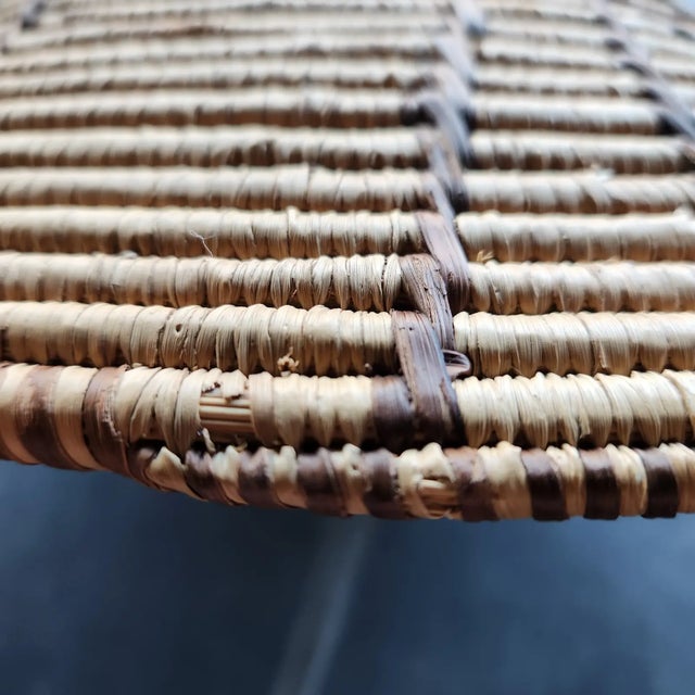 1960s Native American Bowl Handwoven Basket For Sale - Image 10 of 11