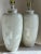 Pair of Casual Lamps of California 1988 Etched Post Modern Ceramic Lamps For Sale In Phoenix - Image 6 of 12