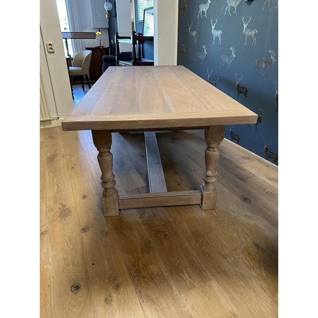 Vintage English Farmhouse Table, 1990s For Sale - Image 9 of 15