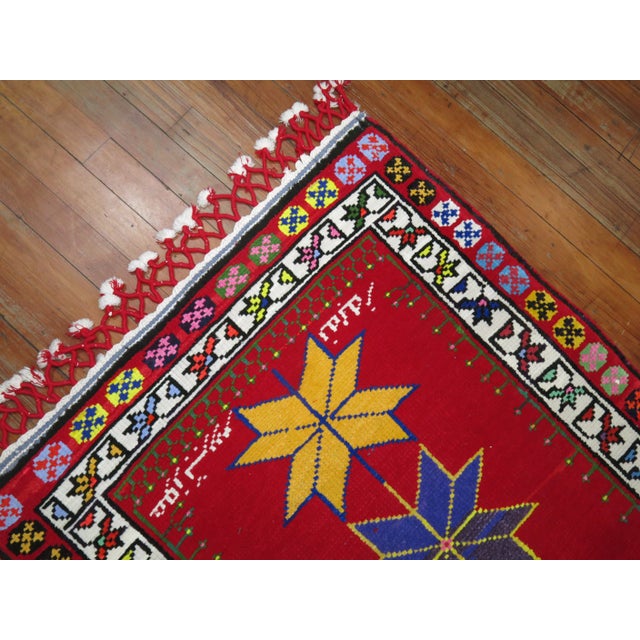 Wild Color Vintage Turkish Runner, 2'7'' X 14'3'' For Sale In New York - Image 6 of 7