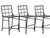 Castelle Marquis Aluminum Patio Barstools- Set of 3, Outdoor Bar Stool For Sale - Image 9 of 12