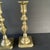 Metal Vintage Brass Beehive Candlestick Holders- a Pair For Sale - Image 7 of 10