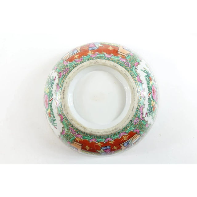 Chinese Antique Chinese Famille Rose Bowl For Sale - Image 3 of 3