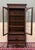 Antique English Jacobean Bookcase Cabinet Double Door Glass Drawers Oak c.1930s For Sale - Image 16 of 18