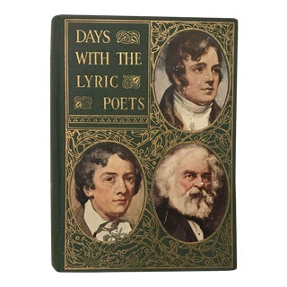 1916 “Days With the Lyric Poets” BookWith Illustrations For Sale