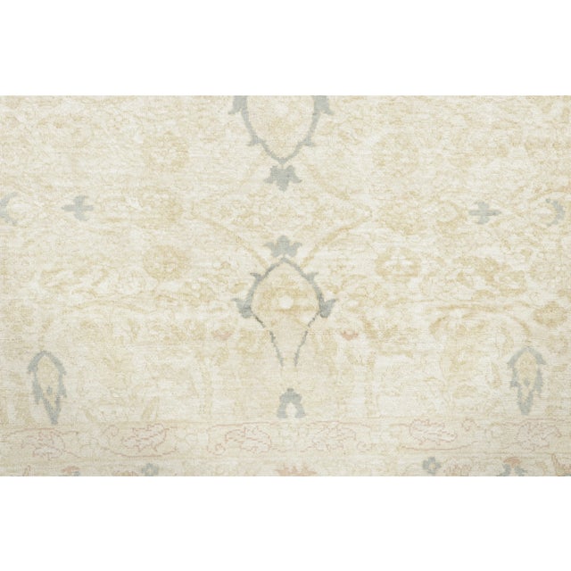 Traditional Modern Classics Polonaise Style Natural Silk & Linen Rug, by Rug & Kilim For Sale - Image 3 of 9