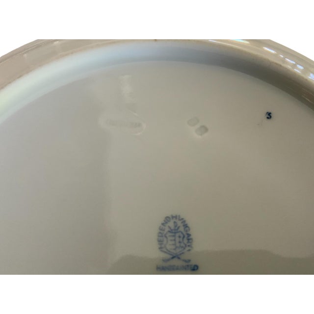 Herend Herend Rothschild Bird 10" Round Vegetable Bowl Porcelain 80 / Ro Made in Hungary For Sale - Image 4 of 4