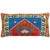 Large pillow made from a vintageTurkish Anatolian rug. 16'' x 33''