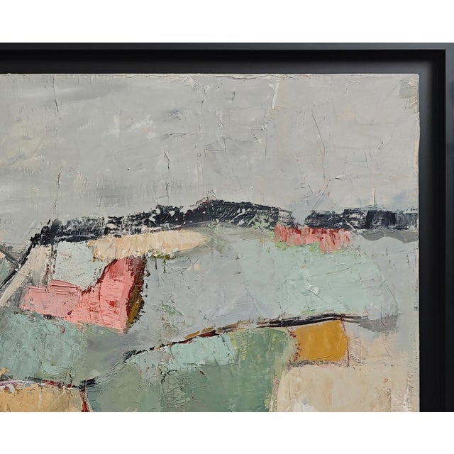 Les Lopins, Abstract Landscape, Contemporary, Framed by Sophie Dumont For Sale - Image 6 of 13
