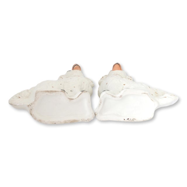 Large Antique Staffordshire Dogs For Sale - Image 4 of 5