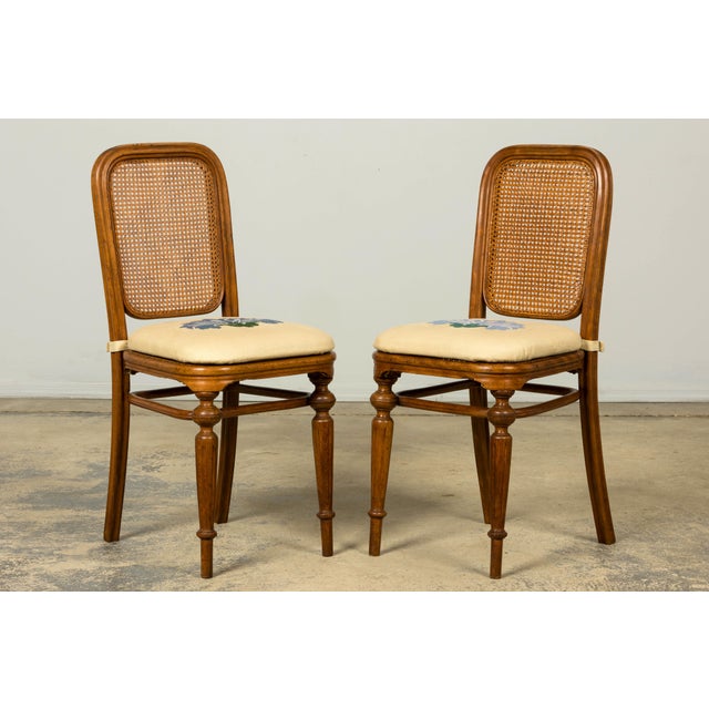 Set of 10 Late 19th Century Austrian Thonet Bentwood Cane Dining Chairs For Sale In New York - Image 6 of 18