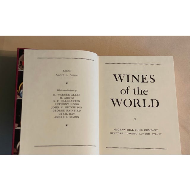 Illustration “Wines of the World” Culinary Hardcover Book & Slipcover For Sale - Image 3 of 12