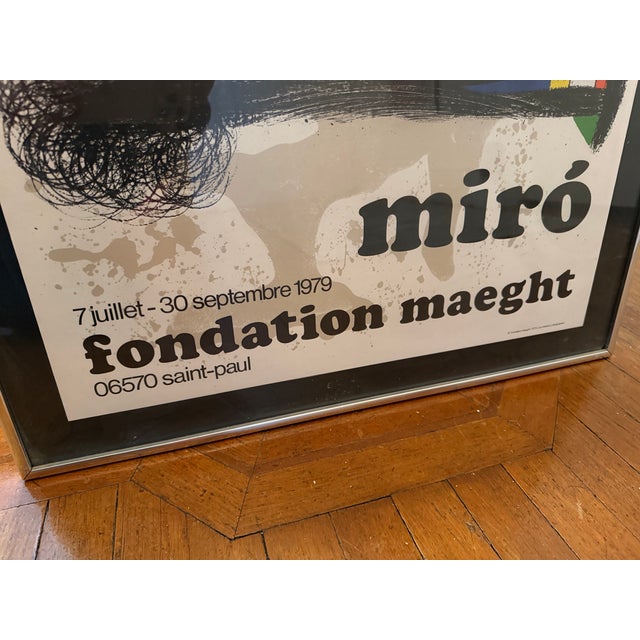 1970s 1970s Joan Mirò Exhibition Lithograph For Sale - Image 5 of 8