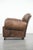 1920s Antique Sheepskin and Wood Armchair For Sale - Image 5 of 14