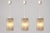 1970s Mid-Century Ice Glass Pendant Lights from Doria Leuchten, Germany, 1960, Set of 3 For Sale - Image 5 of 8