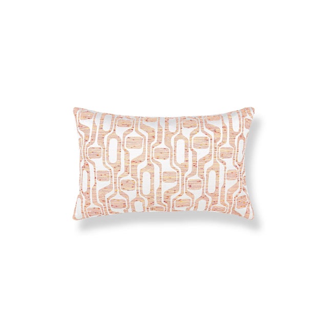 Contemporary The House Of Scalamandré Telly Lumbar Pillow In Peachmelba For Sale - Image 3 of 3
