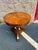Vintage Regency Style Burled Wood Round Side Table by Drexel For Sale - Image 11 of 12