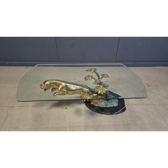 Brass Jaguar Coffee Table, 1970s For Sale - Image 13 of 14