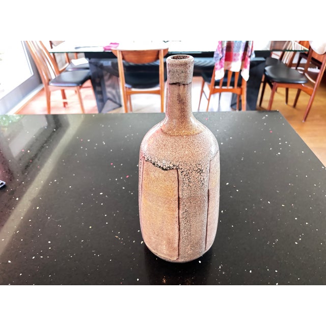 Ceramic Ceramic Bottle Vase from Les Argonautes, France, 1960s For Sale - Image 7 of 11