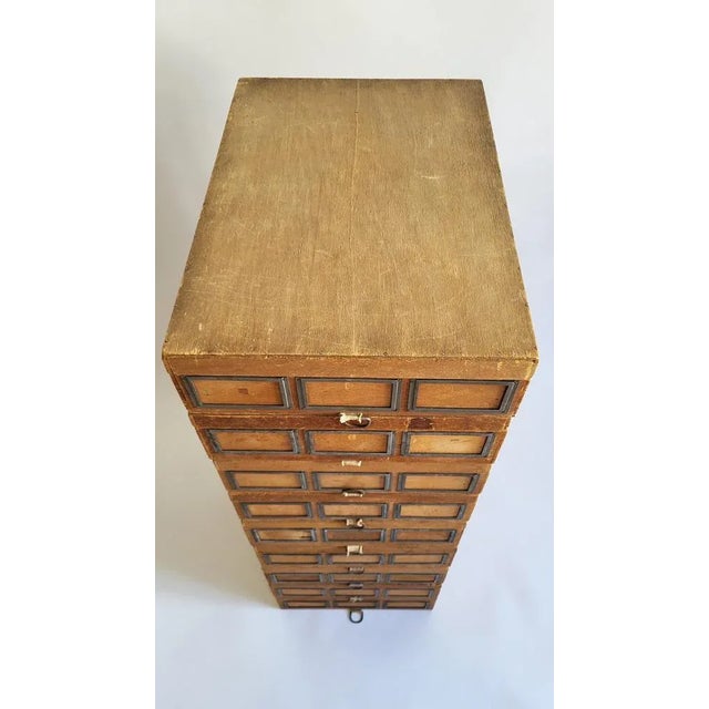 Industrial Wooden Storage Box, 1920s For Sale - Image 6 of 18