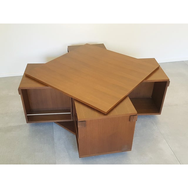 Bernini Italian Walnut Coffee Table from Bernini, 1960s For Sale - Image 4 of 18