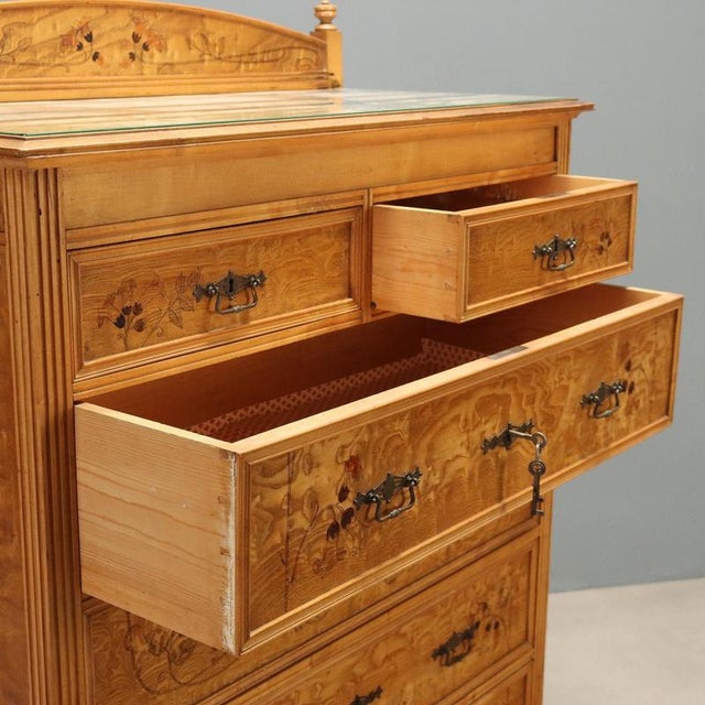 Liberty Chest of Drawers in Ash and Maple For Sale - Image 3 of 12