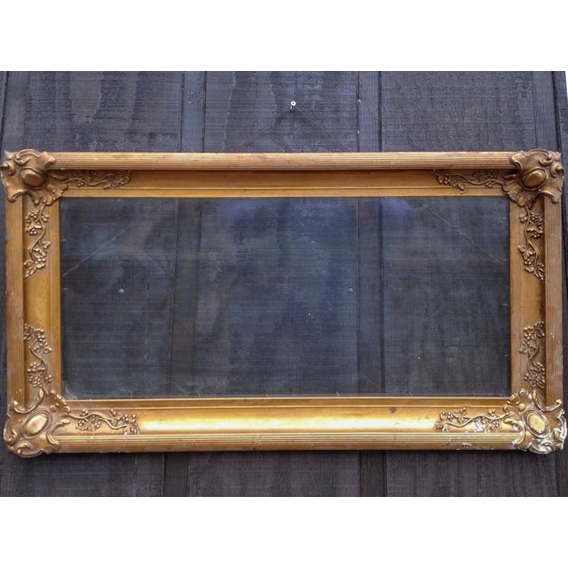 Antique Victorian Worn Gold Finish Plaster Frames A Pair Chairish