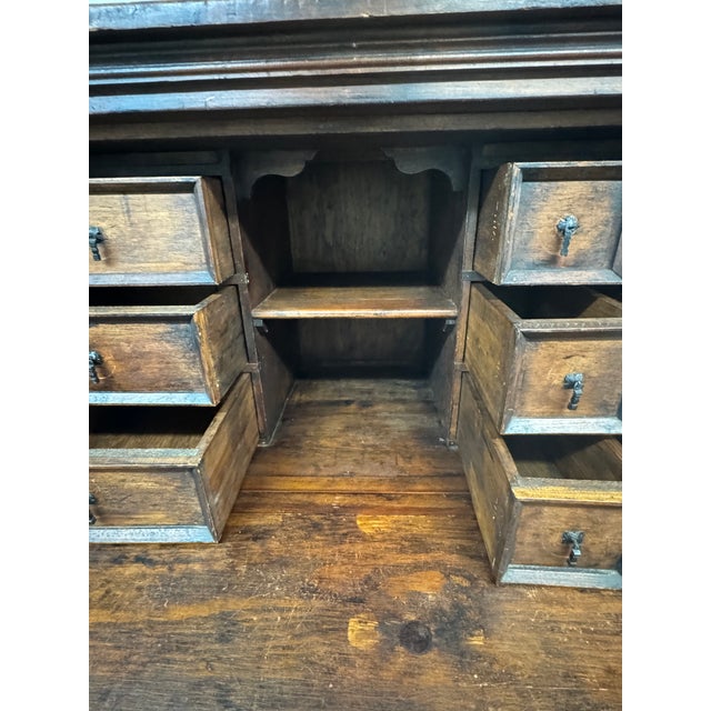 Spanish Bargueño Secretary Desk With Drawers For Sale - Image 9 of 12