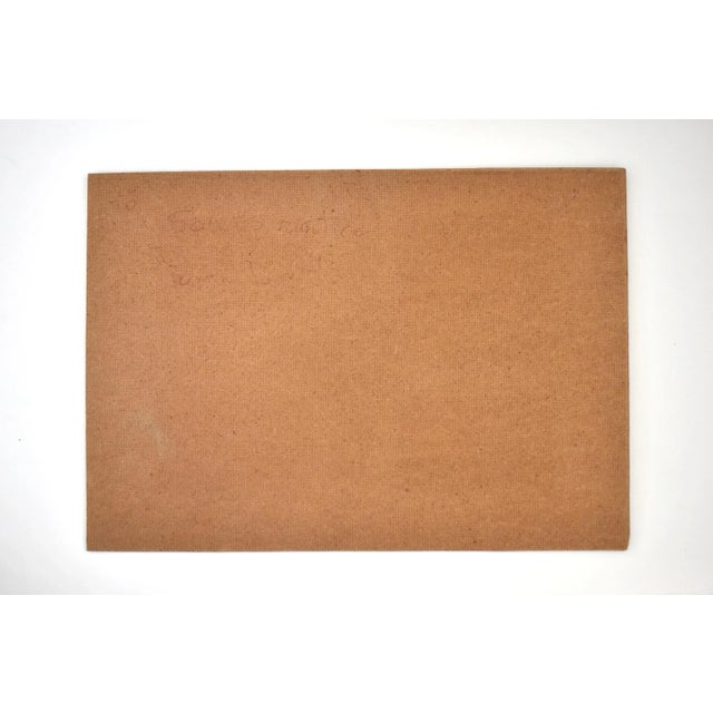 Paint Mid-Century Paolo Dal Fabbro Oil Painting For Sale - Image 7 of 9