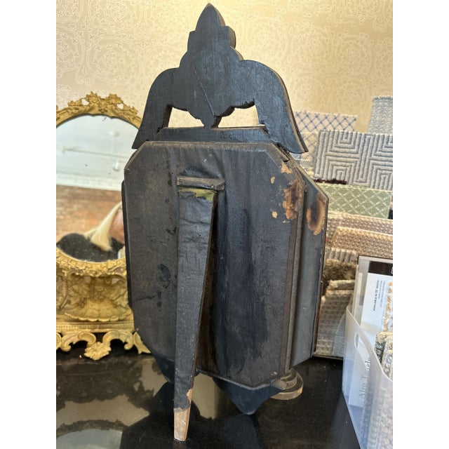 Silver French Bridal Wreath in Venetian Frame For Sale - Image 8 of 8