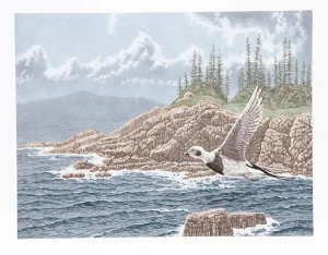 Chris Forrest, "Old Squaw," Lithograph
