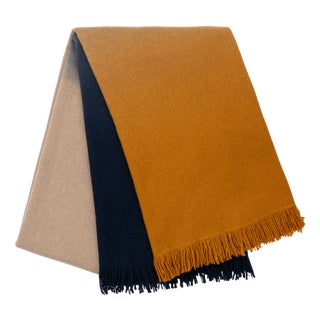 Shaded Plaid in Merino Wool by Villa Como For Sale