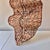 Vintage Organic Modern Rattan and Iron Leaf Shaped Wine Bottle Rack For Sale - Image 9 of 12