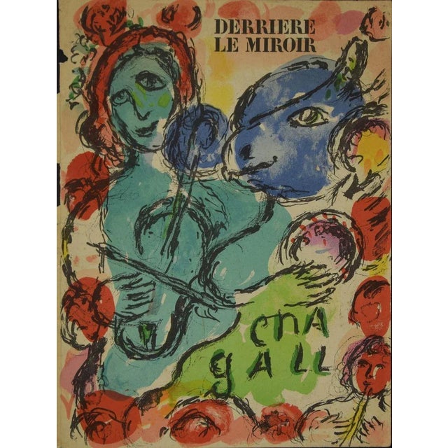 The Viola-Cover for derrière Le Miroir is an original lithograph realized by Marc Chagall in 1972 for the Art Magazine...