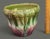 Art Nouveau Vintage Majolica Jardinière Planter High-Relief Art Nouveau Floral Marked Numbered For Sale - Image 3 of 8