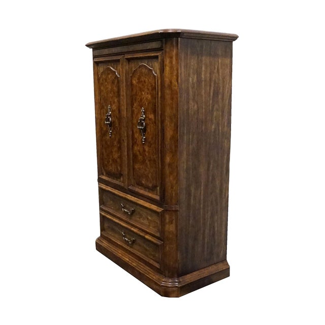 STANLEY FURNITURE Solid Walnut Italian Provincial 40" Door Chest 60" High 40" Wide 20" Deep We specialize in high end used...