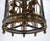 Mid 20th Century Mid Centry Modern Large Italian Pendant Bronze Oxide Gilt Ornate Metal Light Fixture Chandelier For Sale - Image 14 of 18