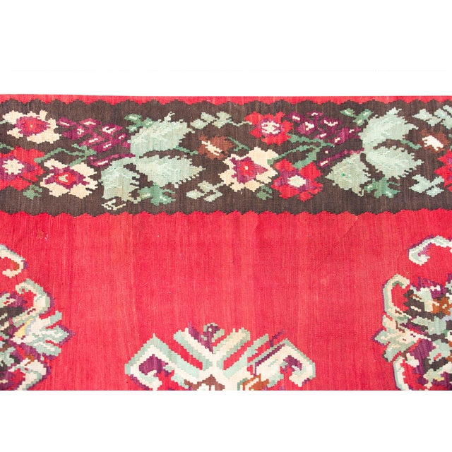 Early 20th Century Vintage Turkish Bessarabian Kilim Rug For Sale - Image 5 of 15