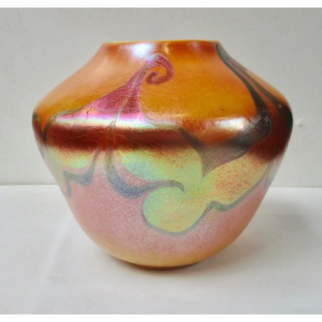 Lct Tiffany Vase Circa 1890s' For Sale - Image 9 of 9