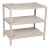 NOIR 2 Shelf Side Table in White Wash For Sale