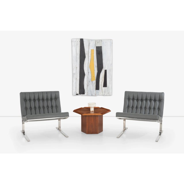 1950s Vintage Nicos Zographos Ch28 Lounge Chairs - a Pair For Sale - Image 12 of 13