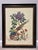 A striking pair of vintage Chinoiserie-style bird and botanical prints, beautifully presented in matching black and...