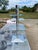 Chrome and glass shop display shelf, 6 rotating shelves, 2 with a diameter of 36 cm, 2 with a diameter of 30 cm and 2 with...