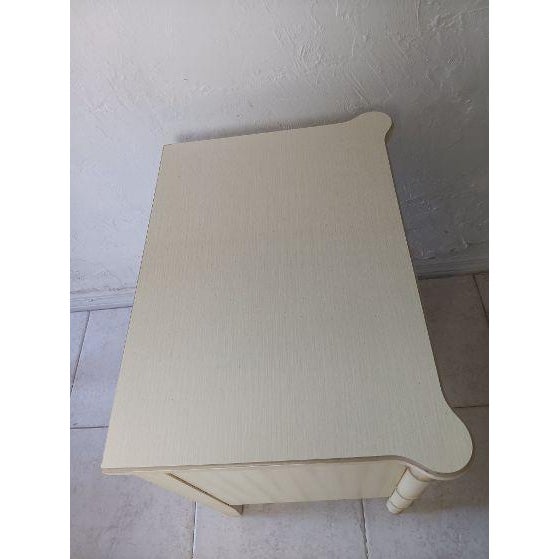 1970s Hollywood Regency Authentic Nightstand 2 Drawer For Sale In Naples, FL - Image 6 of 6
