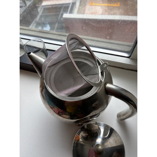 Late 20th Century Late 20th Century Art Deco-Style Tea Pot For Sale - Image 5 of 10