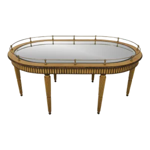 Ej Victor French Louis XVI Decorator Coffee Table
