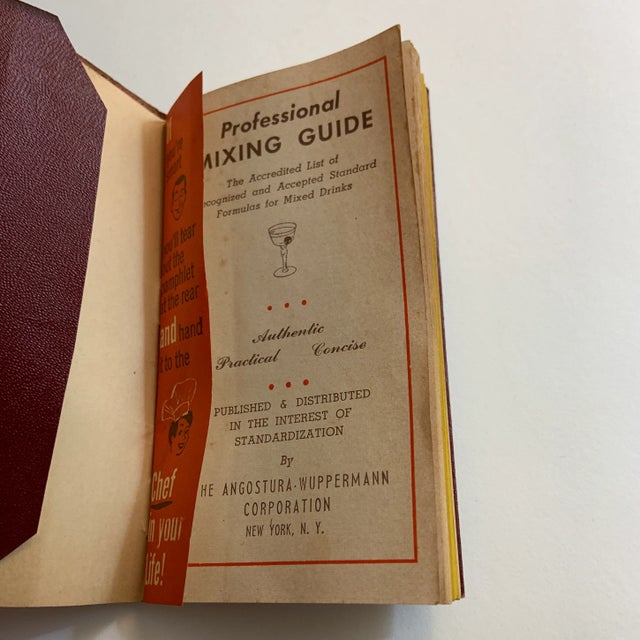 Mid-Century Modern 1950s Miniature Professional Mixing Guide For Sale - Image 3 of 10