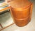 Vintage Art Deco Wooden Curved Mirrored Vanity For Sale - Image 6 of 6